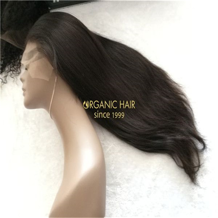 Free part natural full lace wigs human hair wholesale price in Chinese factory A47